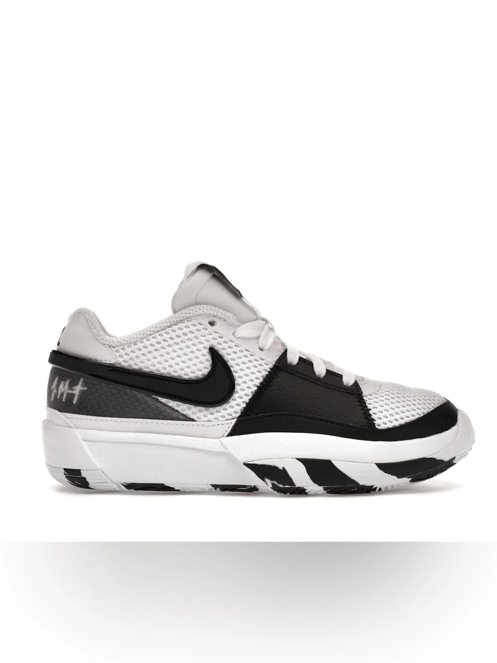 Nike Nike Ja 1 Scratch 2.0 White/Black Size 5.5Y